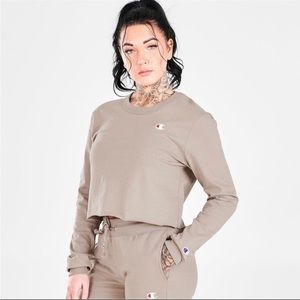 Champion Crop Long Sleeve Tee